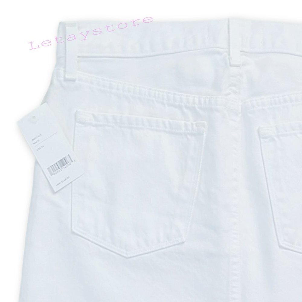 NWT J Brand Bonny Frayed Hem Mid-Rise Denim Jean Mini Skirt - Picture 7 of 8